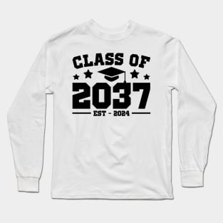 Class of 2037 Grow with me First Day of School Long Sleeve T-Shirt